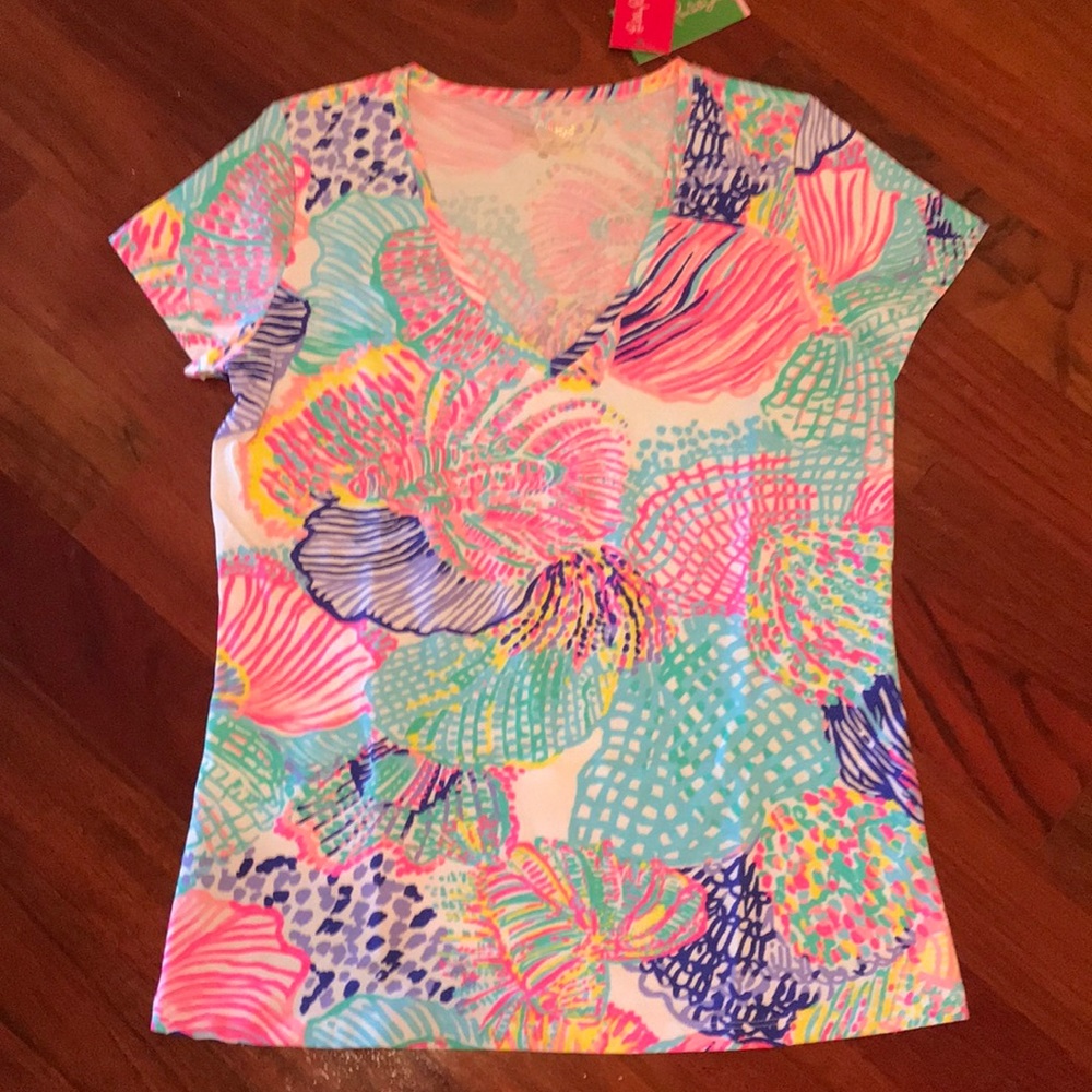 NWT Lilly Pulitzer TOP SZ M Roar of the Seas